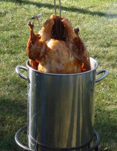 A holiday classic: the Deep-Fried Turkey.